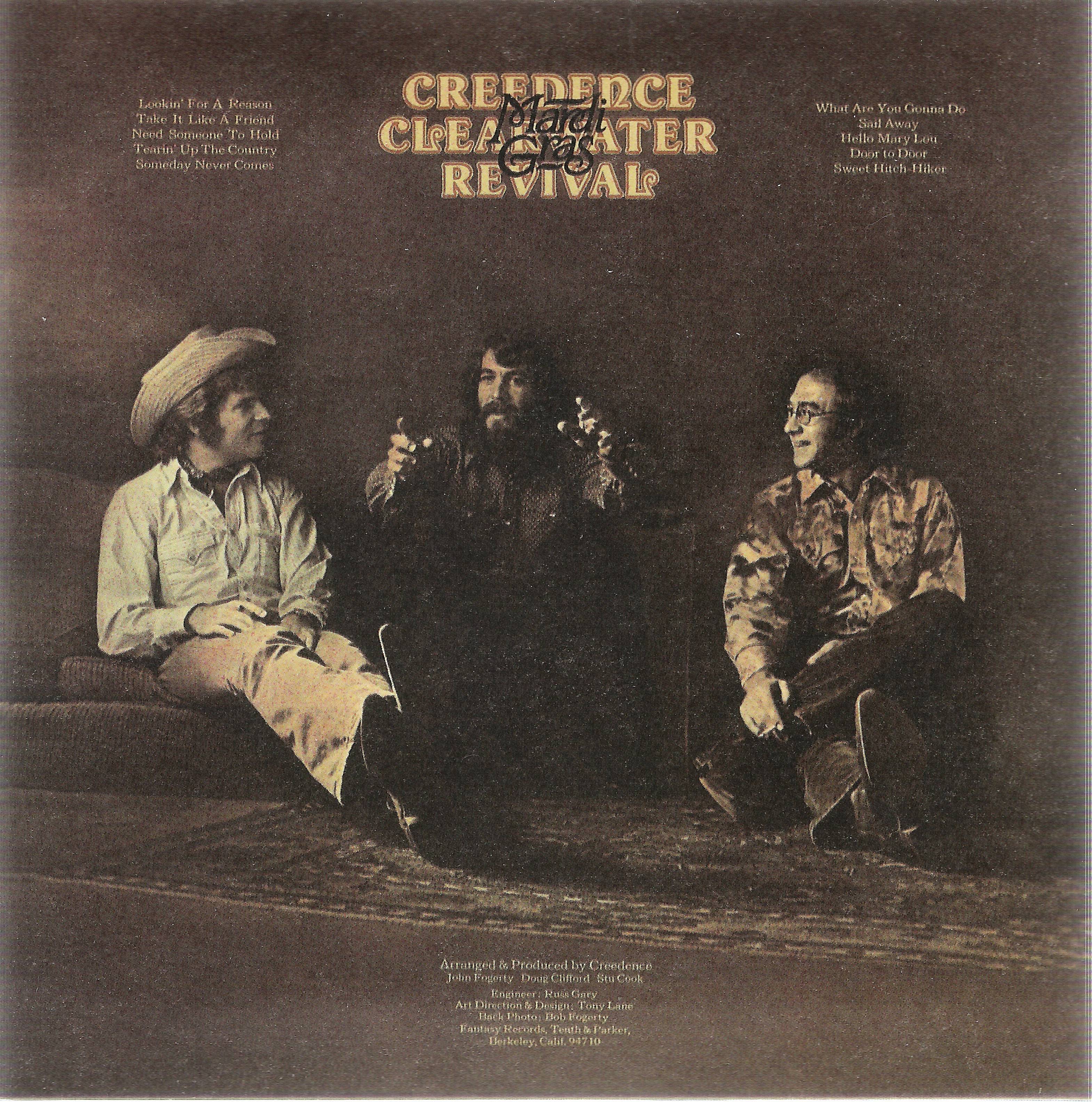Creedence Clearwater Revival 40th Anniversary Box Mardi Gras : Back